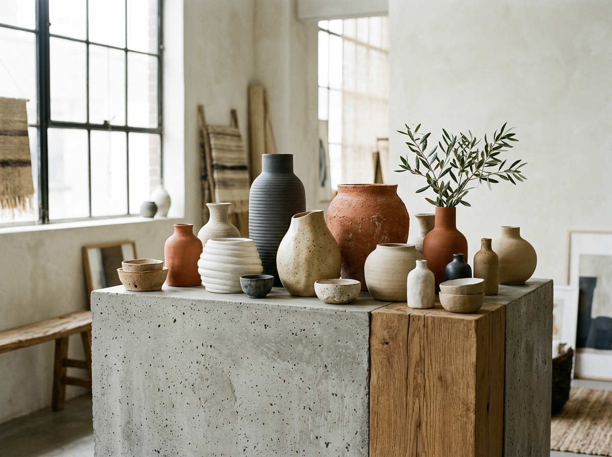 Earthen Stoneware Vessel Series